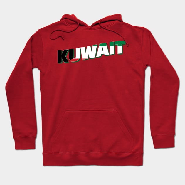 Kuwait Vintage style retro souvenir Hoodie by DesignerPropo